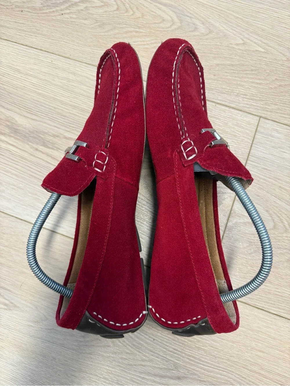 Alfani James Red Suede Bit Driving Loafers Men’s Size 11.5
